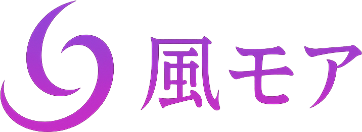 風モアのフッター用ロゴ