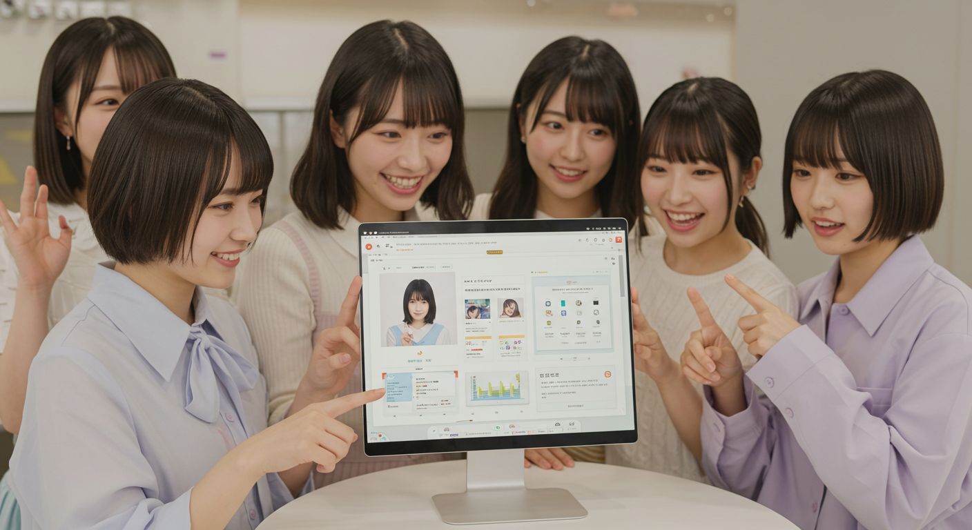 風モア導入で成功し活気にあふれる店舗のイメージイラスト